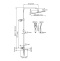 Душевая система WasserKraft 40 с термостатом хром A199.119.126.087.CH Thermo - 2