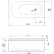 Передняя панель для акриловой ванны ECO-120-SCR - 3