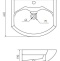 Комплект мебели подвесной Aquaton Ария М 50 белый - 9