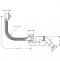 HANSGROHE(Flexaplus) Скрытая часть слива/перелива для ванны, для нестандартных ванн, шт 58141180 - 1