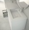 BELLAGIO Шкафчик подвесной совместимый с базой под раковину 54717 Bianco opaco  35x46x48 - 4