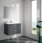 Мебель для ванной Jacob Delafon Ola 80 серый антрацит - 1