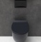 Унитаз подвесной Allen Brau Fantasy безободковый с сиденьем микролифт черный матовый - 7