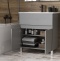 Комплект мебели Aquaton Форест 75 серый матовый - 3