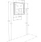 Комплект мебели подвесной Aquaton Америна 80 белый глянцевый - 9
