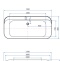Акриловая ванна Allen Brau Infinity 170x78 2.21002.20/AM белый глянец(панель антрацит) - 1