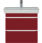Прима - 55 Тумба подвесная 2 ящ. красная эмаль направл. с доводч. П-При01055-041П2ЯД - 0