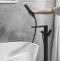 Смеситель напольный Allen Brau Infinity для ванны с душем черный матовый 5.21009-31 - 6
