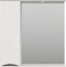 Зеркало-шкаф Misty Атлантик 70 L белый с подсветкой  П-Атл-4070-010Л - 1