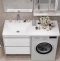Комплект мебели Opadiris Фреш 56 под стиральную машину белый - 3