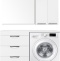 Тумба для комплекта Style Line Жасмин 60 Люкс Plus белая, для стиральной машины ЛС-00000644 - 1