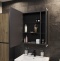 Зеркало-шкаф STWORKI Кронборг 70 см , навесное , в стиле лофт , черная , левый , прямоугольный 1A262002KB820 - 3