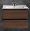 Мебель для ванной Armadi Art Capolda 65 dark wood - 2