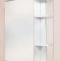 Зеркало-шкаф Onika Карина 55 L с подсветкой, белый  205512 - 1