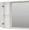 Зеркало-шкаф Misty Атлантик 80 L белый с подсветкой  П-Атл-4080-010Л - 3