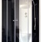 Душевая кабина Royal Bath HP 120х80 R профиль белый стекло прозрачное задняя стенка черная  RB8120HP6-BT-R - 0