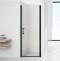 Душевая дверь в нишу Vincea Orta VPP-1O900CLB 90 см, профиль черный, стекло прозрачное - 0