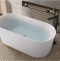 Акриловая ванна Aquatek Ово 180х80 белый с ножками и сливом-переливом  AQ-99880 - 2