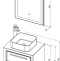Мебель для ванной STWORKI Эстерсунд 60 белая матовая, простоун беж с отверстием под смеситель в столешнице 459717 - 8