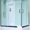 Душевая кабина Royal Bath BP 100х80 L профиль белый стекло прозрачное  RB8100BP6-WT-L - 0