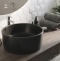 Мебель для ванной STWORKI Ольборг 120 столешница дуб карпентер, без отверстий, с тумбой 80, с раковиной BOCCHI Vessel черной 481991 - 6