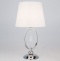 Настольная лампа декоративная Eurosvet Madera 01055/1 хром/прозрачный хрусталь Strotskis - 0