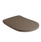 Крышка-сиденье Kerasan Nolita коричневый матовый/хром, с микролифтом  539188 - 0