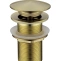 Донный клапан для раковины Boheme Matt Gold  612/2-MG - 2