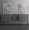 Шкаф подвесной Cezares Tiffany, Grigio Nuvola  55246 - 0