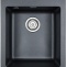 Мойка кухонная Paulmark Leer PM104249-BLM черный металлик - 0