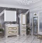 Мебель для ванной Opadiris Оникс 100 золото - 1