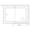 Шторка на ванну RGW Screens SC-050B 80x150 профиль черный стекло прозрачное 351105008-14 - 3