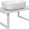 Мебель для ванной DIWO Элиста 80 белый мрамор, с раковиной Moduo 50 Square 555084 - 4