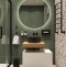 Мебель для ванной STWORKI Ольборг 60 столешница дуб французский, без отверстий, с тумбой 80, с раковиной BOCCHI Vessel черной 482712 - 0