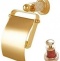 Держатель для туалетной бумаги Boheme Murano золото с красным 10901-R-G - 0