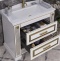 Мебель для ванной Opadiris Оникс 100 золото - 3