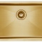 Мойка кухонная Paulmark Koher 74 брашированное золото PM807444-BG - 0