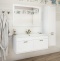 Мебель для ванной Sanflor Ванесса 105 подвесная, белая - 0