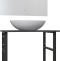 Мебель для ванной DIWO Элиста 80 чёрный мрамор, с раковиной Moduo 55 Leaf 555132 - 3