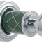 Крючок Boheme Murano хром с зеленым 10906-GR-CR - 0