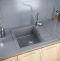 Мойка кухонная Paulmark Optimum 60 серый матовый  PM216050-GRM - 2