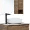 Мебель для ванной STWORKI Карлстад 75 дуб рустикальный, простоун беж, с отверстием для смесителя в столешнице 425264 - 5