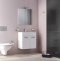 Комплект мебели для ванной Vitra Mia 60 с дверцами белый глянец 75023 - 2