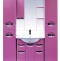 Зеркало Misty Жасмин 75 с подсветкой, розовый L П-Жас02075-122СвЛ - 2