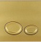 Кнопка смыва Creavit Drop, золото матовое GP2006.00 - 0