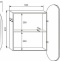 Зеркало-шкаф Style Line Каре Арка 60 см с подсветкой  СС-00002335 - 8