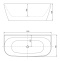 Акриловая ванна Allen Brau Priority 170x80 2.31002.20/AM белый глянец (панель антрацит) - 1