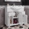 Мебель для ванной Opadiris Тибет 85 с декоративной решеткой, белая матовая - 4