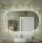 Зеркало Art&Max Bari 120, с подсветкой, белое AM-Bar-700-1200-DS-F-White - 0