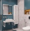 Мебель для ванной DIWO Элиста 80 белый мрамор, с раковиной Moduo 50 Square 555084 - 1